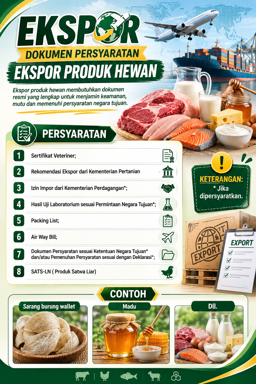 Dokumen Persyaratan Ekspor Produk Hewan